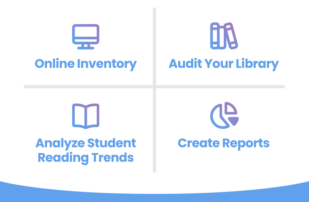 Online Inventory. Audit Your Library. Analyze Student Reading Trends. Create Reports.